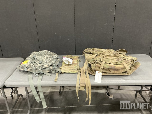 (54) Hydration System Carriers, (28) Assault Packs & Assorted Items