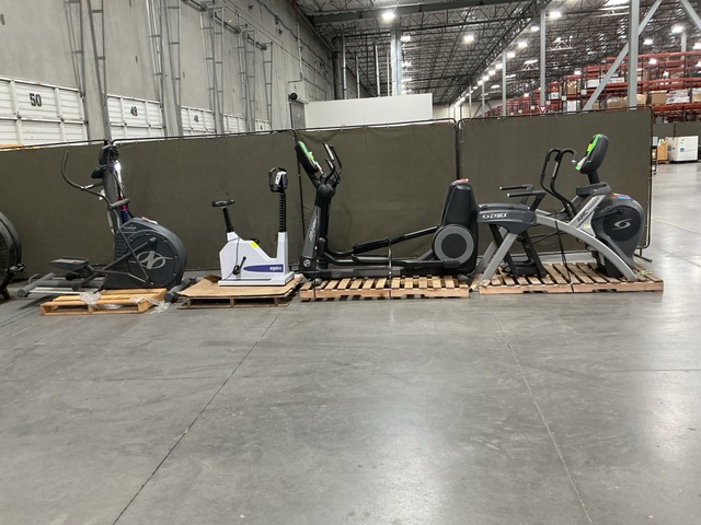 (2) Ellipticals, (1) Ergometer & (1) Arc Trainer
