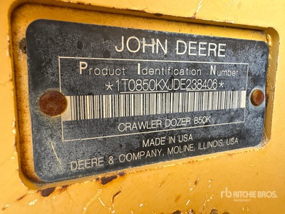 2013 John Deere 850K Crawler Dozer