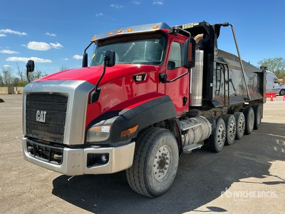 2016 Cat CT660S 6x4 Quad/A Dump Truck