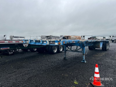 1988 Trailmobile 83000 lb 45 ft T/A Flatbed Trailer