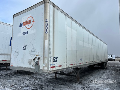 2012 Vanguard 53 ft x 102 in T/A Van Trailer