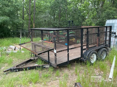 2012 Odom 12 ft T/A Landscape Trailer