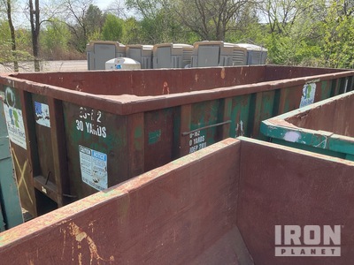 22 ft 30 cyd Roll-Off Container
