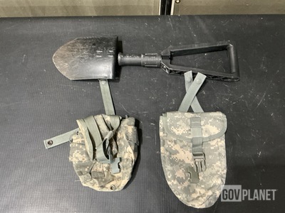 (7) Entrenching Tools, (188) Entrenching Hand Tool Carriers & Assorted Items