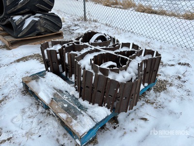 13 in Idlers & Steel Tracks - Fits Bobcat 331 Excavator