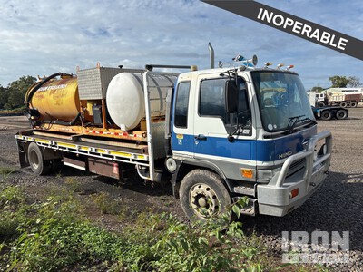 2009 Ring-O-Matic VL1300 on 2002 Hino FJ1J 4x2 Vacuum Tanker Truck (Inoperable)