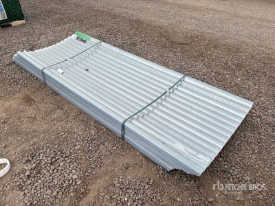 Quantity of (100) 3 ft x 7.86 ft Multi-wall Polycarbonate Panel in Clear معدات بناء متنوعة (Unused)