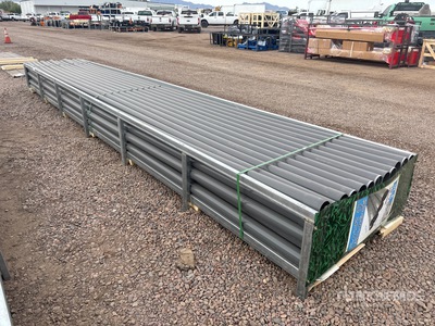 Quantity of (58) 3''in. x 20'ft Grey UPVC Rigid Non-Metallic Conduit in معدات بناء متنوعة (Unused)