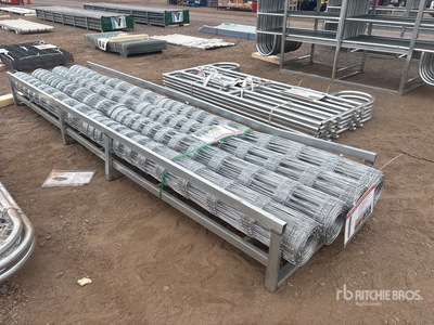 Quantity of (8) 5.9'ft x 164'ft Galvanized Field Fence Bauzaun