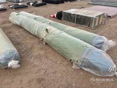 13.2'ft x 49.2'ft Artificial Grass Turf Drainage Holes with Rubber Backing
