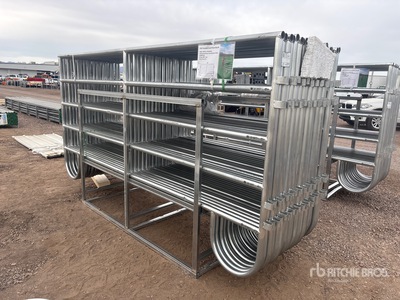 Quantity of (20) 10'x5' Livestock Corral Panel Panel para ganado