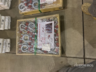Quantity of (30) Heavy-Duty D-Ring Shackle Set