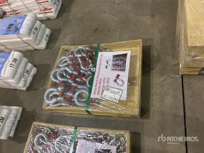 Quantity of (30) Heavy-Duty D-Ring Shackle Set