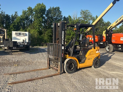 2019 (unverified) Hyundai 25D-9 4940 lb Pneumatic Tire Forklift
