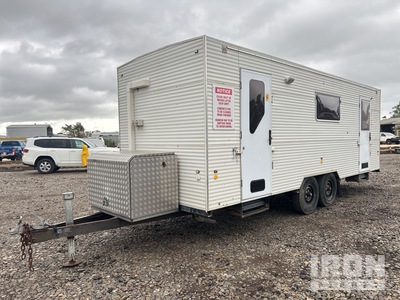 2011 Traymark Roadtek 7 m x 2.3 m Portable Bogie/A Mobilne biuro