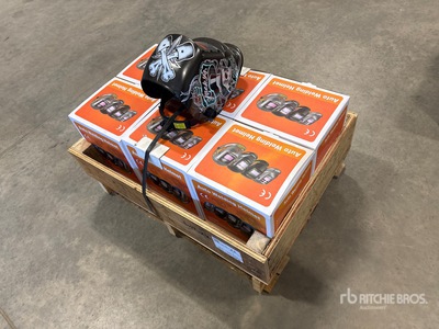 Quantity of (7) Auto Darkening Welding Helmets (Unused)