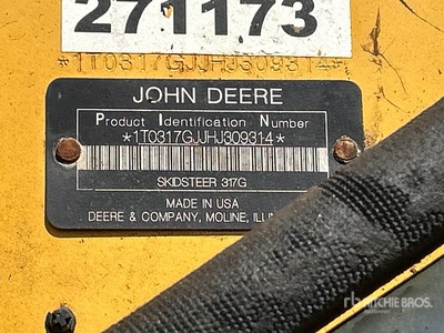 John Deere 317G Compact Track Loader