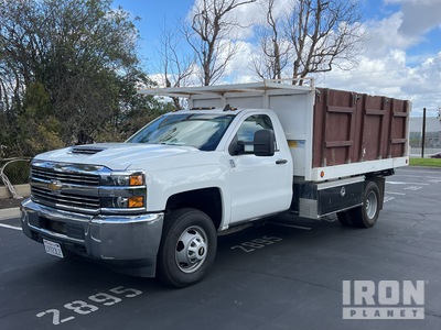 2018 Chevrolet Silverado 3500HD 4x2 Flatbed Dump Truck