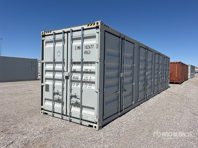 2026 40 ft High Cube Multi-Door Storage Container