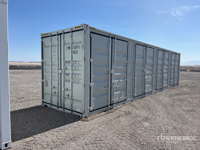 2025 40 ft High Cube Multi-Door Storage Container