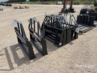 Quantity of (8) 2026 Mower King SA 48 in Skid Steer Forks (Unused)
