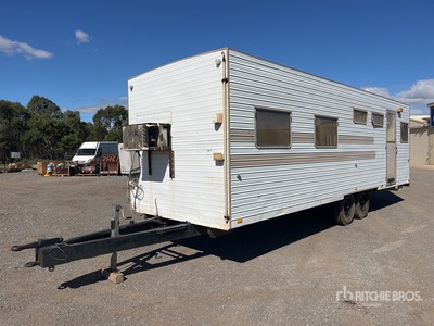 Custom Built 8 m x 2.4 m Portable Bogie/A Mobilne biuro