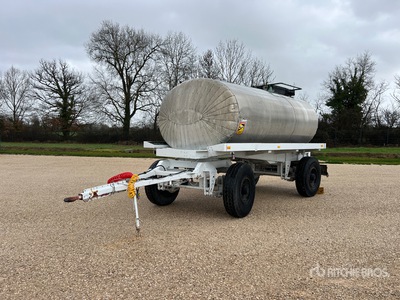 1976 Fruehauf EF 15 Remorque Citerne A Bitume 2 Essieux Asphalt Tank Trailer