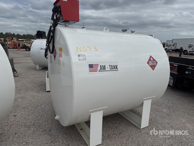 2026 AM Tank 1000 1000 gal Skid Mounted Stainless Steel Diesel Réservoir de carburant (Unused)