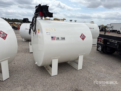 2026 AM Tank 1000 1000 gal Skid mounted Steel Storage and Dispensing Réservoir de carburant (Unused)