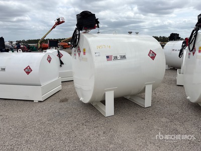 2026 AM Tank 1000 1000 gal Skid mounted Steel Storage and Dispensing Réservoir de carburant (Unused)