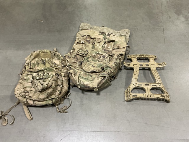 (5) Field Packs, (3) Rucksack Packs, (3) Field Pack Frames & Assorted Items (5) Field Packs, (3) Rucksack Packs, (3) Field Pack Frames & Assorted Items