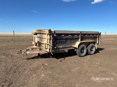 2017 Load Trail 14 ft 6 in T/A Dump Utility Trailer