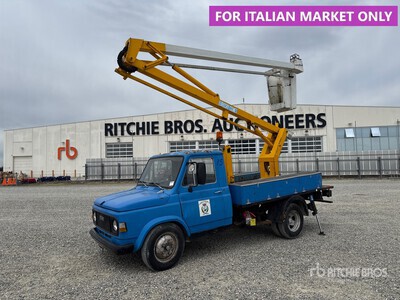 1979 Comet on 1975 Fiat 616 Bucket Truck