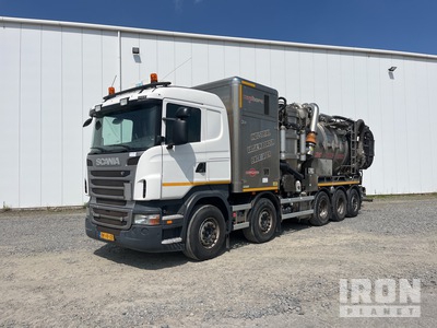 2010 Capellotto CAP Bora 3200 on 2010 Scania R620CB 10x4 Sleeper Camión de Excavación por Aspiración