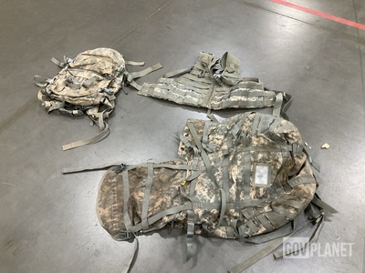 (22) Large Field Rucksacks, (42) Fighting Load Carriers & Assorted Items