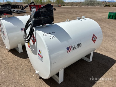 2026 AM Tank 500 555 gal Skid Mounted Steel Diesel Fuel Tank (Unused)