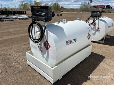 2026 AM Tank 500 555 gal Skid Mounted Steel Diesel Fuel Tank (Unused)