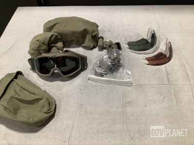 (40) Goggle Lenses, (10) Surefire Tactical Helmet Lights & Assorted Items