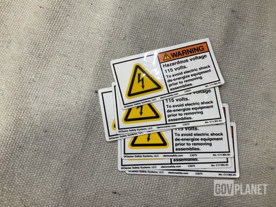 (25) Hazardous Voltage Safety Labels