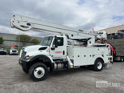 2022 Versalift VN555 55 ft on 2022 International HV507 Delux 4x4 Cable Placer Piattaforma Autocarrata