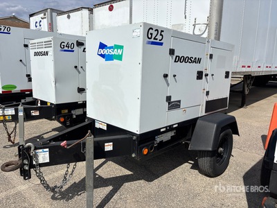 2021 Doosan G25 20 kW Mobile Generator Set