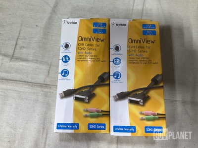 (126) Belkin OmniView KVM Cables