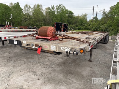 2006 Fontaine RFTW-1-8048WSAWK 48 ft T/A Spread Axle Flatbed Trailer