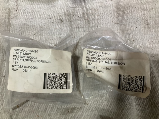 (7) Kellstrom Industries 9850096G004 Torsion Spiral Springs