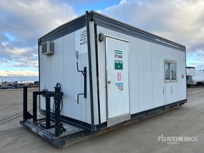 2007 Red Rose 17 ft x 10 ft Skid-Mounted Mobiel kantoor