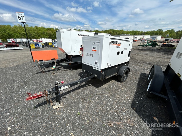 2021 Generac MDG25IF4 20 kW Mobile Generator Set