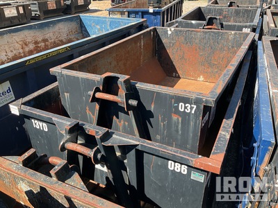 Quantity of (2) 12 ft 13 cyd Roll-Off Container
