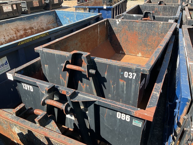Quantity of (2) 12 ft 13 cyd Roll-Off Container