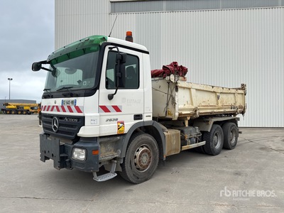 2008 Mercedes Actros 2636 6x4 Camion Bi Benne Camion à benne basculante D/E